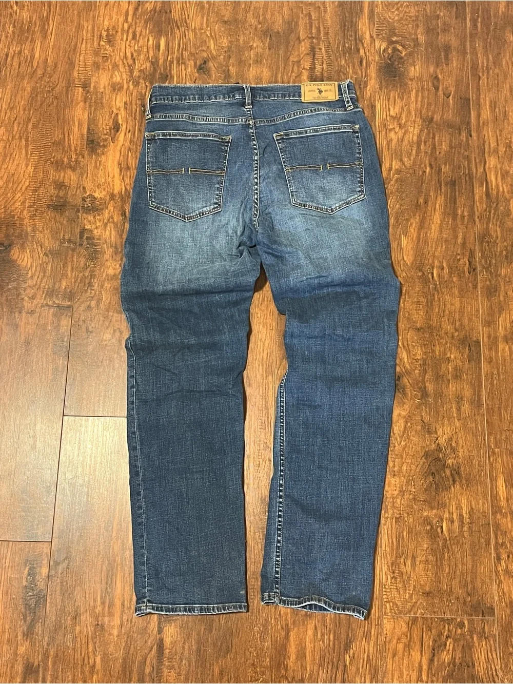 U.S. Polo Assn. Men’s Dark Blue Straight Jeans